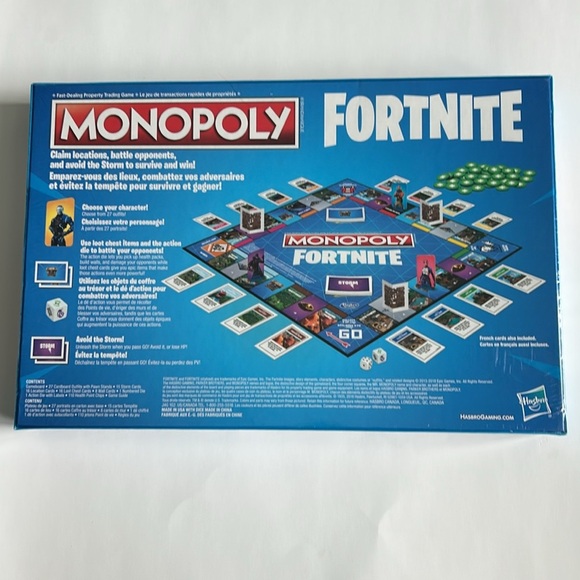 BNIB Factory Sealed Monopoly: Fortnite Edition Board Game Ages 13 and Up - Picture 7 of 12